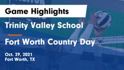 Trinity Valley School vs Fort Worth Country Day  Game Highlights - Oct. 29, 2021