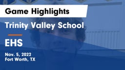 Trinity Valley School vs EHS Game Highlights - Nov. 5, 2022