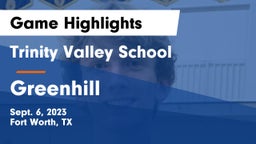 Trinity Valley School vs Greenhill  Game Highlights - Sept. 6, 2023