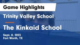 Trinity Valley School vs The Kinkaid School Game Highlights - Sept. 8, 2023