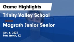 Trinity Valley School vs Magrath Junior Senior  Game Highlights - Oct. 6, 2023