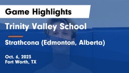Trinity Valley School vs Strathcona (Edmonton, Alberta)  Game Highlights - Oct. 6, 2023