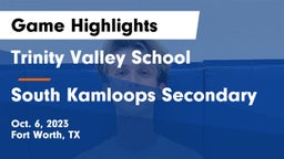 Trinity Valley School vs South Kamloops Secondary Game Highlights - Oct. 6, 2023