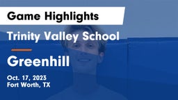 Trinity Valley School vs Greenhill  Game Highlights - Oct. 17, 2023