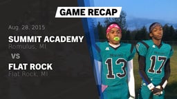 Recap: Summit Academy  vs. Flat Rock  2015