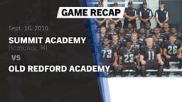Recap: Summit Academy  vs. Old Redford Academy 2016