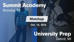 Matchup: Summit Academy vs. University Prep  2016