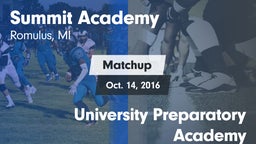 Matchup: Summit Academy vs. University Preparatory Academy 2016