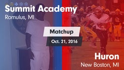 Matchup: Summit Academy vs. Huron  2016