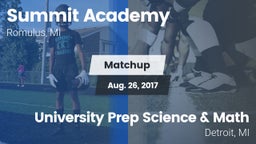 Matchup: Summit Academy vs. University Prep Science & Math 2017