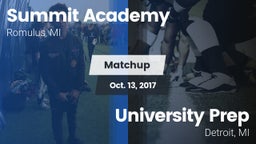 Matchup: Summit Academy vs. University Prep  2017