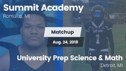 Matchup: Summit Academy vs. University Prep Science & Math 2018