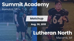 Matchup: Summit Academy vs. Lutheran North  2018