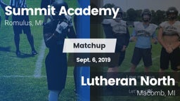 Matchup: Summit Academy vs. Lutheran North  2019