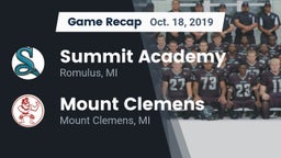 Recap: Summit Academy  vs. Mount Clemens  2019