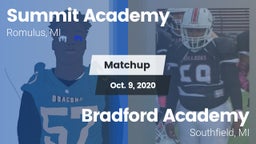 Matchup: Summit Academy vs. Bradford Academy  2020
