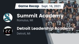 Recap: Summit Academy  vs. Detroit Leadership Academy 2021