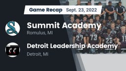 Recap: Summit Academy  vs. Detroit Leadership Academy 2022