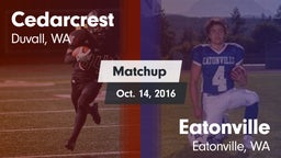 Matchup: Cedarcrest vs. Eatonville  2016