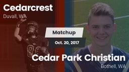 Matchup: Cedarcrest vs. Cedar Park Christian  2017