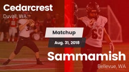 Matchup: Cedarcrest vs. Sammamish  2018