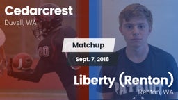Matchup: Cedarcrest vs. Liberty  (Renton) 2018
