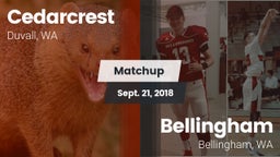 Matchup: Cedarcrest vs. Bellingham  2018