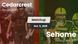 Matchup: Cedarcrest vs. Sehome  2018