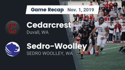 Recap: Cedarcrest  vs. Sedro-Woolley  2019