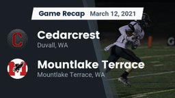 Recap: Cedarcrest  vs. Mountlake Terrace  2021