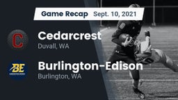 Recap: Cedarcrest  vs. Burlington-Edison  2021