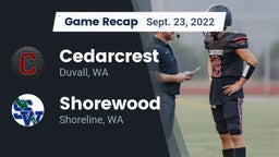 Recap: Cedarcrest  vs. Shorewood  2022