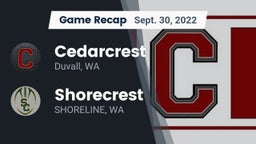 Recap: Cedarcrest  vs. Shorecrest  2022