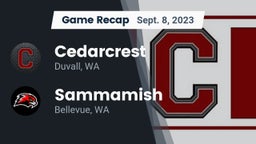 Recap: Cedarcrest  vs. Sammamish  2023