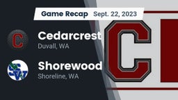 Recap: Cedarcrest  vs. Shorewood  2023