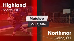 Matchup: Highland vs. Northmor  2016