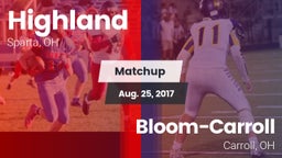 Matchup: Highland vs. Bloom-Carroll  2017