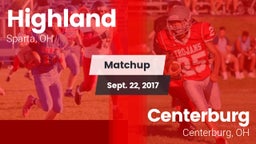 Matchup: Highland vs. Centerburg  2017