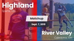 Matchup: Highland vs. River Valley  2018