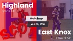 Matchup: Highland vs. East Knox  2018