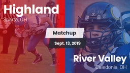 Matchup: Highland vs. River Valley  2019