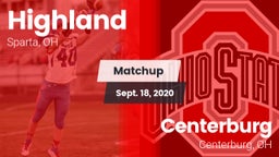 Matchup: Highland vs. Centerburg  2020