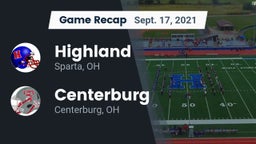 Recap: Highland  vs. Centerburg  2021