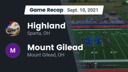 Recap: Highland  vs. Mount Gilead  2021