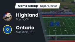 Recap: Highland  vs. Ontario  2022