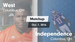 Matchup: West vs. Independence  2016