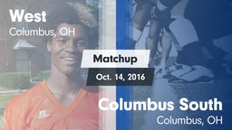 Matchup: West vs. Columbus South  2016