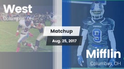 Matchup: West vs. Mifflin  2017