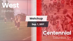 Matchup: West vs. Centennial  2017