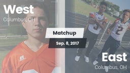 Matchup: West vs. East  2017